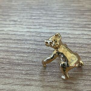 VINTAGE EAR HUGGER Gold Plated Koala Ear Cuff